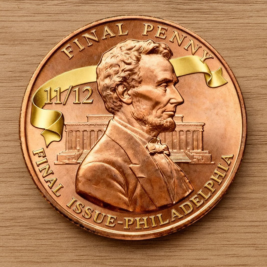 ⏰ Black Friday Limited-Time Offer-Lincoln Final Penny – 11/12 Limited Edition Commemorative Coin