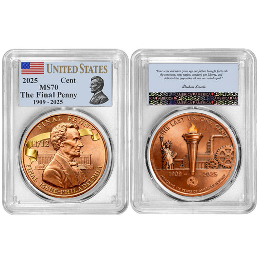⏰ Black Friday Limited-Time Offer-Lincoln Final Penny – 11/12 Limited Edition Commemorative Coin